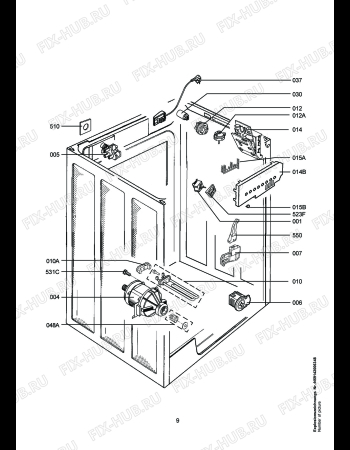 Взрыв-схема стиральной машины Matura 787673_20023 - Схема узла Electrical equipment 268